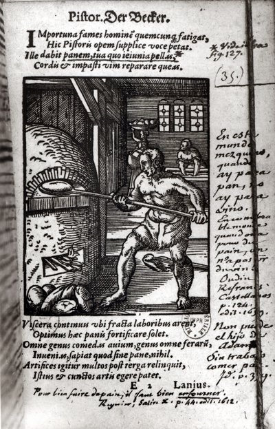 Il fornaio da Jost Amman